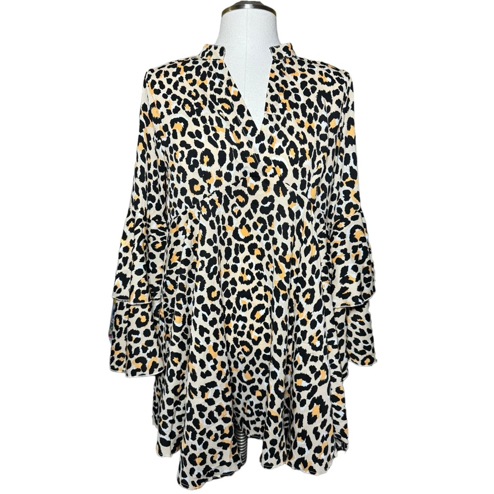 Umgee NWT Leopard Print Fall Dress